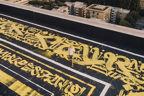 pokras lampas canvases FENDI's iconic rome HQ with